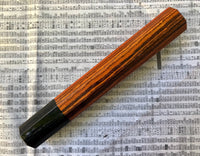 Custom Japanese Knife handle (wa handle) for 210mm - Cocobolo and horn