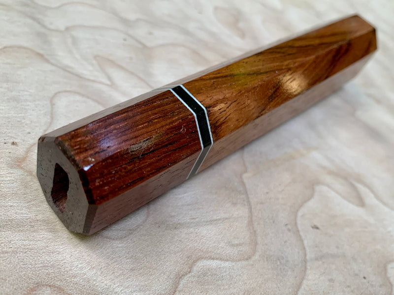 Custom Japanese Knife handle (wa handle) - Yucatán Rosewood