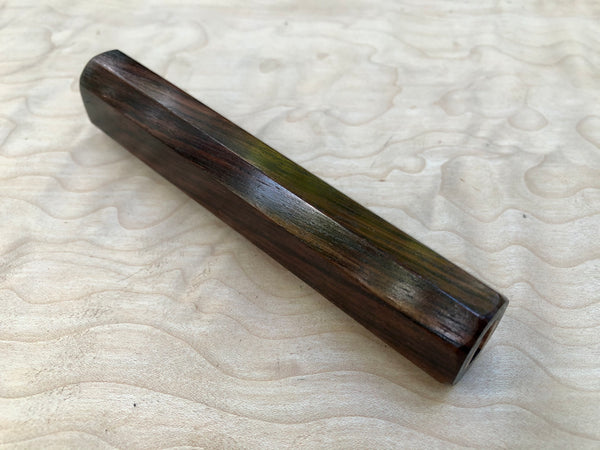 Custom Japanese Knife Handle (Wa Handle) - Mono East Indies Rosewood