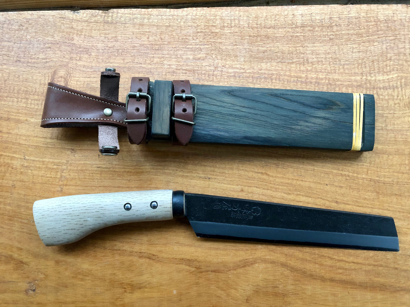 Ajikataya Yamamata Hatchet 210mm Single Bevel – Sugi Cutlery