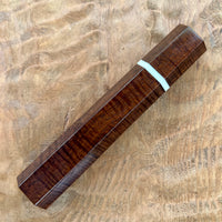 Custom Japanese Knife handle (wa handle)  for 240mm -  Ringed Western Myall
