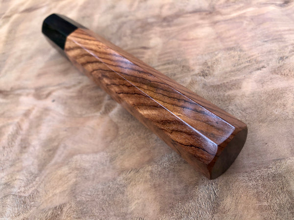 Custom Japanese Knife handle (wa handle) - Figured Rosewood