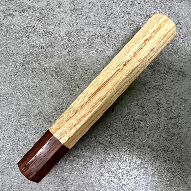 Custom Japanese Knife handle (wa handle) for 240mm : Rare American chestnut and Honduran Rosewood
