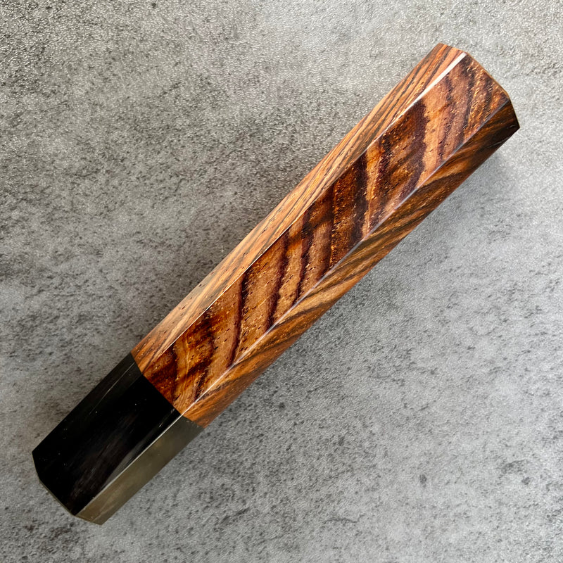 Custom Japanese Knife handle (wa handle)  for 165-210mm: Cocobolo and horn