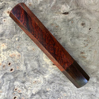 Custom Japanese Knife handle (wa handle) - Cocobolo and African Blackwood