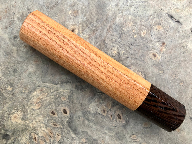 Custom Japanese Knife handle (wa handle) for 165-210mm : Honey locust and Wenge