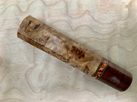 Custom Japanese Knife handle (wa handle) - Japanese Elm Burl