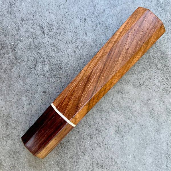 Custom Japanese Knife handle (wa handle)  for 165-180mm knife:  Yucatán Rosewood