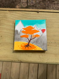 Anika - Painting Orange Tree