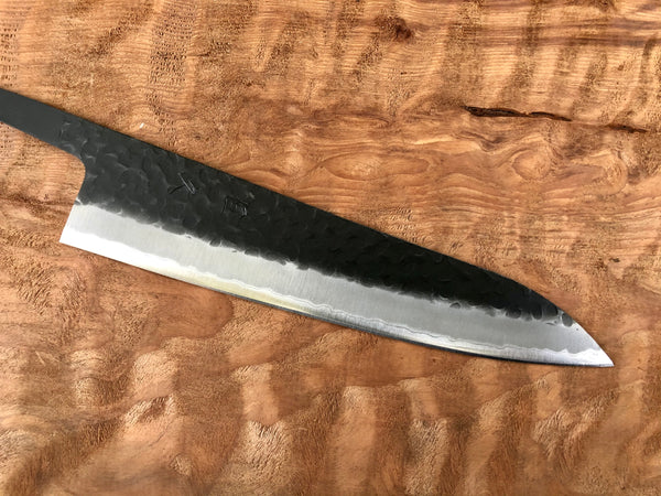 Tsunehisa AS KU Hammered  Gyuto 210mm - Blade Only