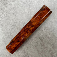 Custom Japanese Knife handle (wa handle)  for 240 mm: Ironwood burl