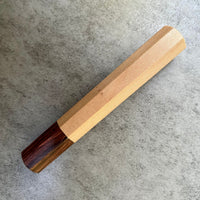 Custom Japanese Knife handle (wa handle)  for 165-210mm: Sycamore and Honduran rosewood
