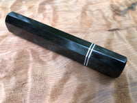 Custom Japanese Knife Handle (Wa Handle) - Gabon Ebony and Horn