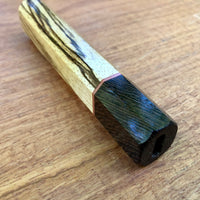 Custom Japanese Knife handle (wa handle) - Zebra wood