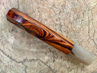 Custom Japanese Knife handle (wa handle) - Cocobolo and horn