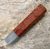 Custom Japanese Knife handle (wa handle) for 165-210 -  Bubinga and blonde horn