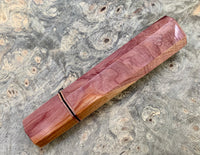 Custom Japanese Knife handle (wa handle) -  Local Two-tone Eastern Red Cedar