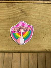 Anika - Sticker Pink Mushroom