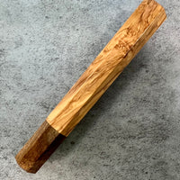 Custom Japanese Knife handle (wa handle)  - Olive and Tasmanian Blackwood