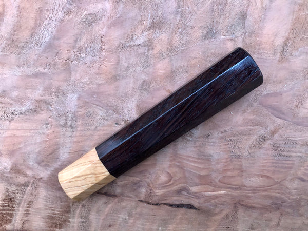 Custom Japanese Knife Handle (Wa Handle) - East Indies Rosewood