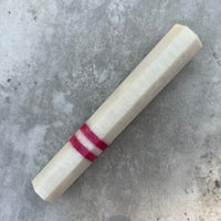 Custom Japanese Knife handle (wa handle)  for 165-210mm : White pearl and pink double stripe