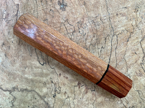 Custom Japanese Knife handle (wa handle) - Leopard wood