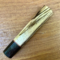 Custom Japanese Knife handle (wa handle) - Zebra wood