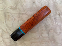 Custom Japanese Knife handle (wa handle) - Cocobolo Rosewood