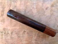 Custom Japanese Knife Handle - Nice East Indies Rosewood