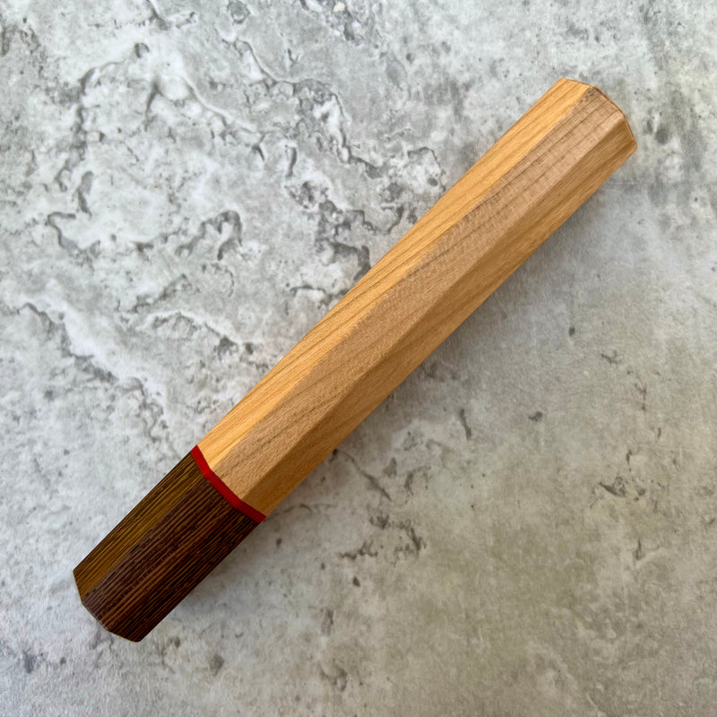 Custom Japanese Knife handle (wa handle)  for 165-210mm : Cherry and wenge