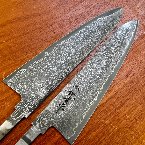 Shigeki Tanaka SG2/R2 Damascus Gyuto 210 - Blade Only