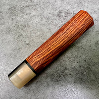 Custom Japanese Knife handle (wa handle)  for 165-210mm  -  Cocobolo and horn