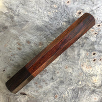 Custom Japanese Knife handle (wa handle) - Cocobolo and African Blackwood