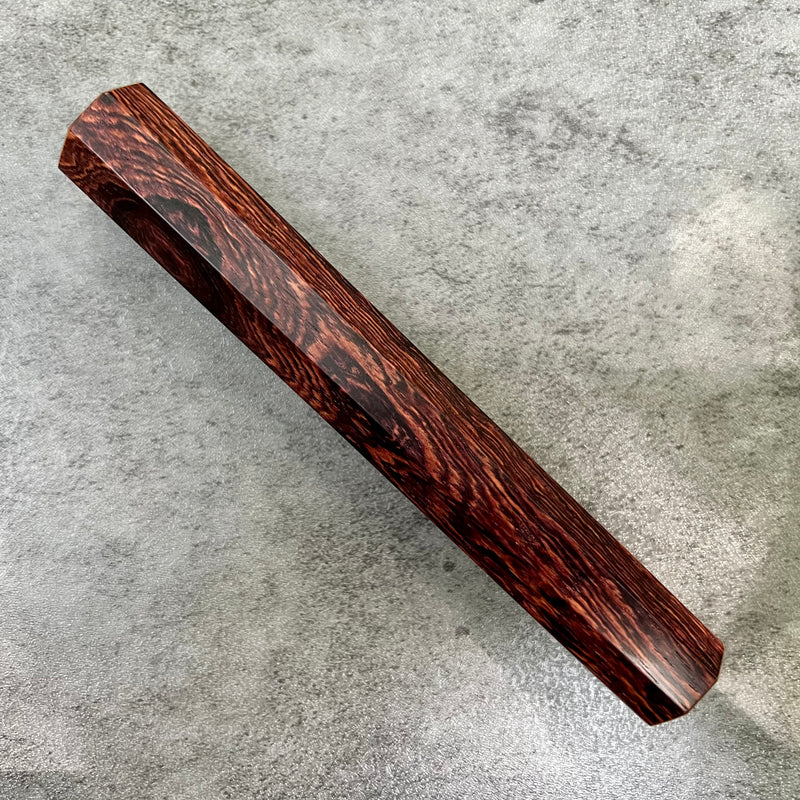Custom Japanese Knife handle (wa handle)  for 240mm - Kingwood (rosewood)