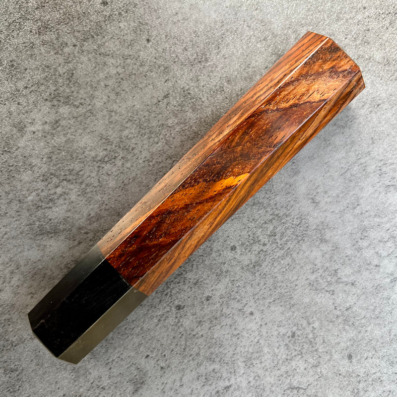 Custom Japanese Knife handle (wa handle)  for 165-210mm: Cocobolo and horn