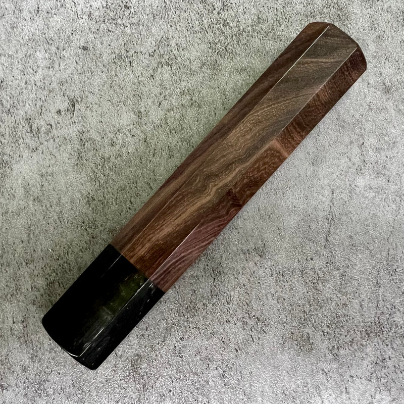 Hanoi Made Custom Japanese Knife handle (wa handle)  for 210mm : Rosewood and horn
