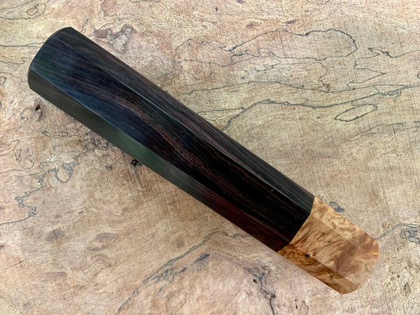 Custom Japanese Knife handle (wa handle) - African Blackwood