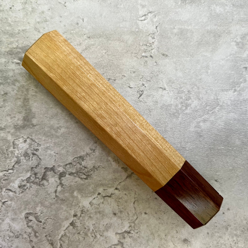 Custom Japanese Knife handle (wa handle)  for 165-210 mm  -  Ceylon Satinwood