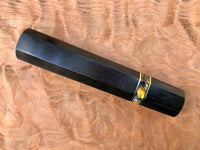 Custom Japanese Knife Handle - Gabon Ebony and Micarta