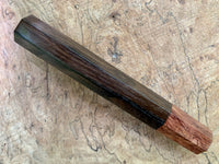 Custom Japanese Knife handle (wa handle) - Ziricote and Rosewood