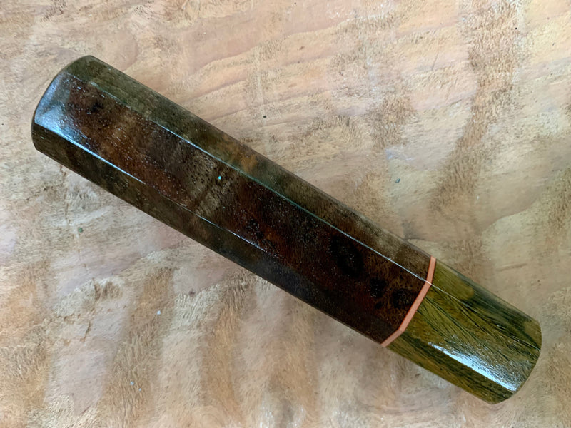 Custom Japanese Knife handle (wa handle) - claro walnut
