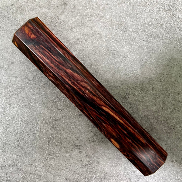 Custom Japanese Knife handle (wa handle)  for 240mm -  Dark Cocobolo