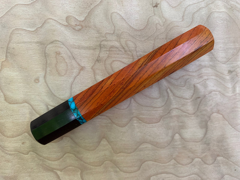 Custom Japanese Knife handle (wa handle) - Cocobolo Rosewood