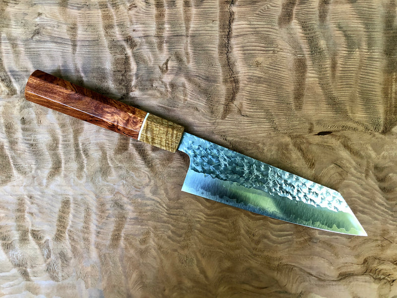Kurosaki Senko 165mm Bunka Knife - SG2 : Custom Siamese Rosewood