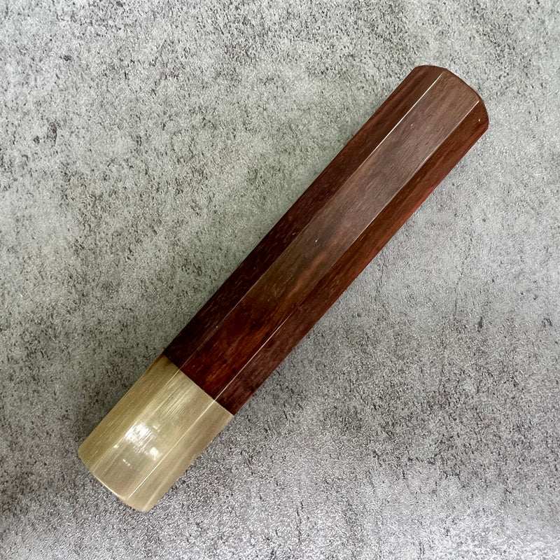 Hanoi Made Custom Japanese Knife handle (wa handle)  for 210mm : Rosewood and horn