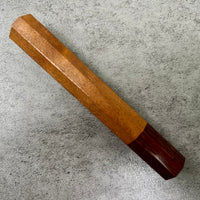 Custom Japanese Knife handle (wa handle) for 165-210 mm  : Itauba and Brazilian ebony