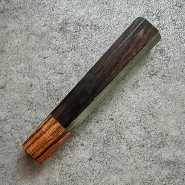 Custom Japanese Knife handle (wa handle)  for petty knives: African Blackwood