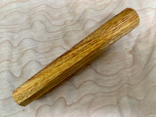 Custom Japanese Knife handle (wa handle) - Canary Wood