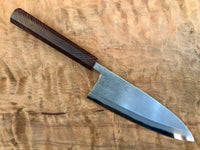 Custom Sasaoka Shirogami Damascus Deba 165mm - Kingwood