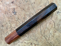 Custom Japanese Knife handle (wa handle) - Ziricote and Rosewood